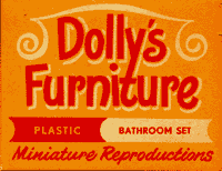 Dolly's furniture, plastic meubilair